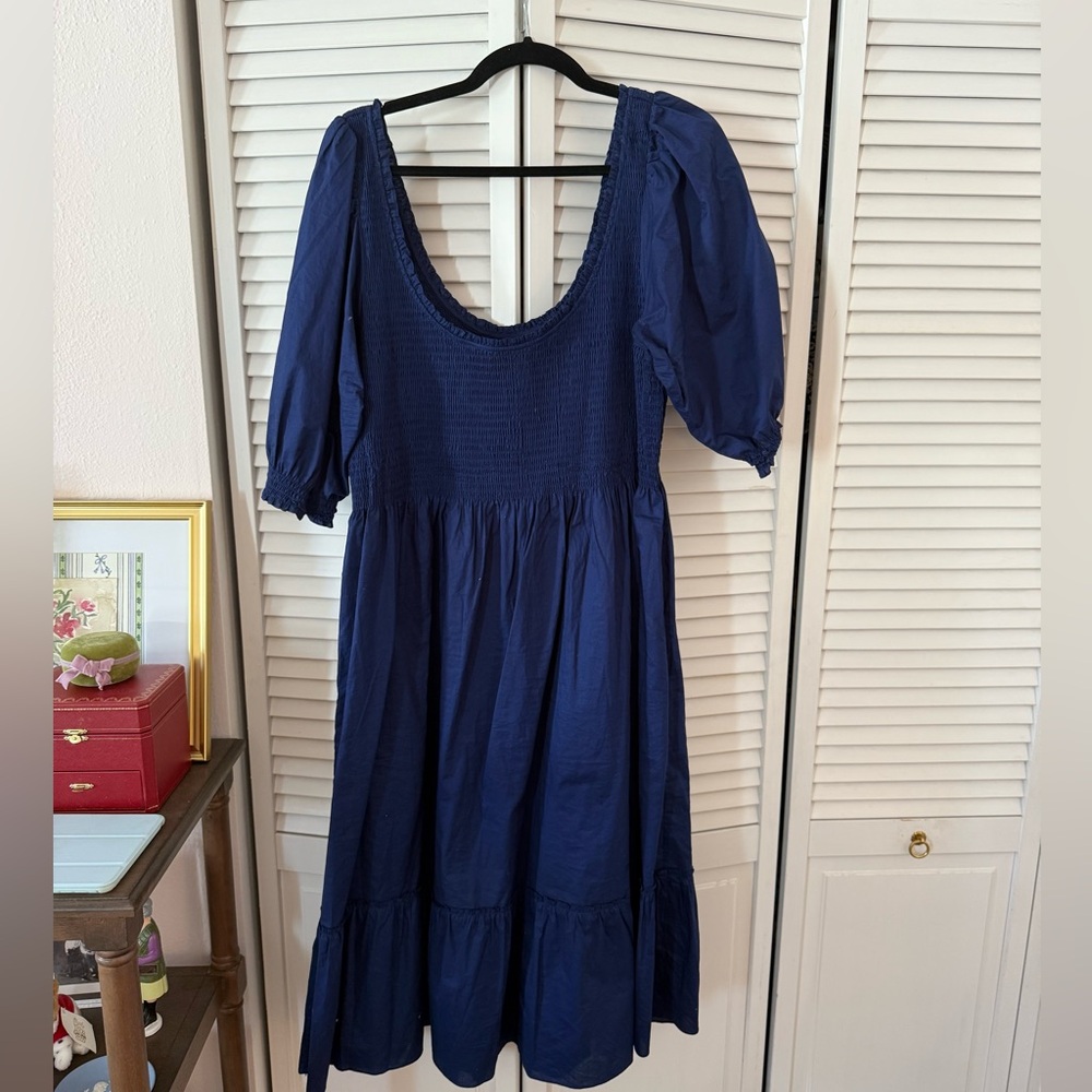 Hill House Home Navy Cotton Louisa XXL